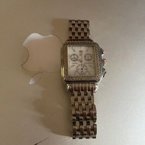 Michele deco diamond watch
